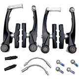 JUEGO DE FRENO MTB V-BRAKE ALUMINIO NEGRO - NATURAL LOGAN