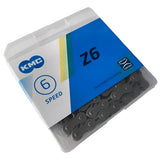CADENA KMC 6 VEL 1/2 X 3./32 116L Z6 GRIS