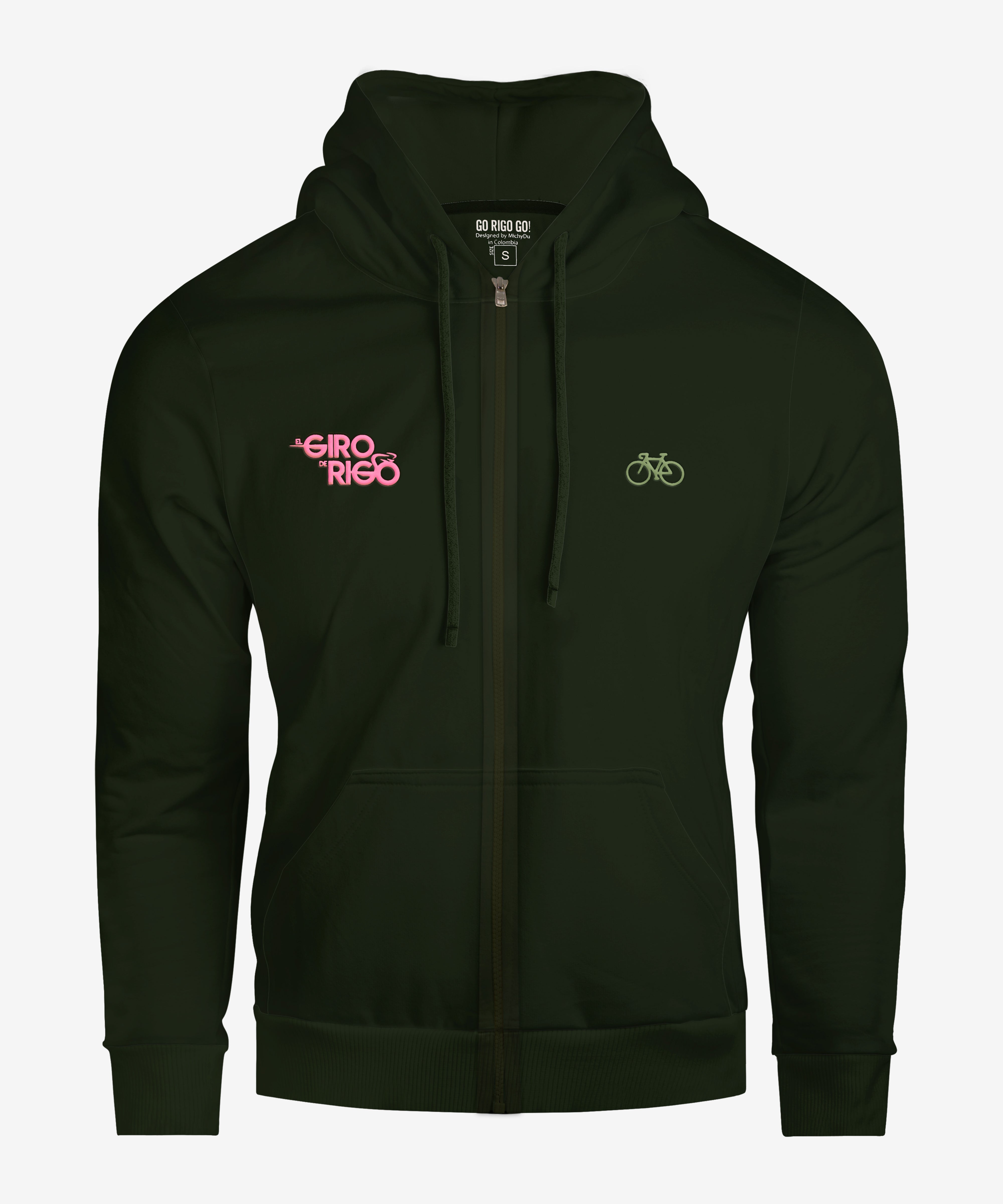 Hoodie con Cierre Earthline - CHOMPA URBANA - GO RIGO GO!