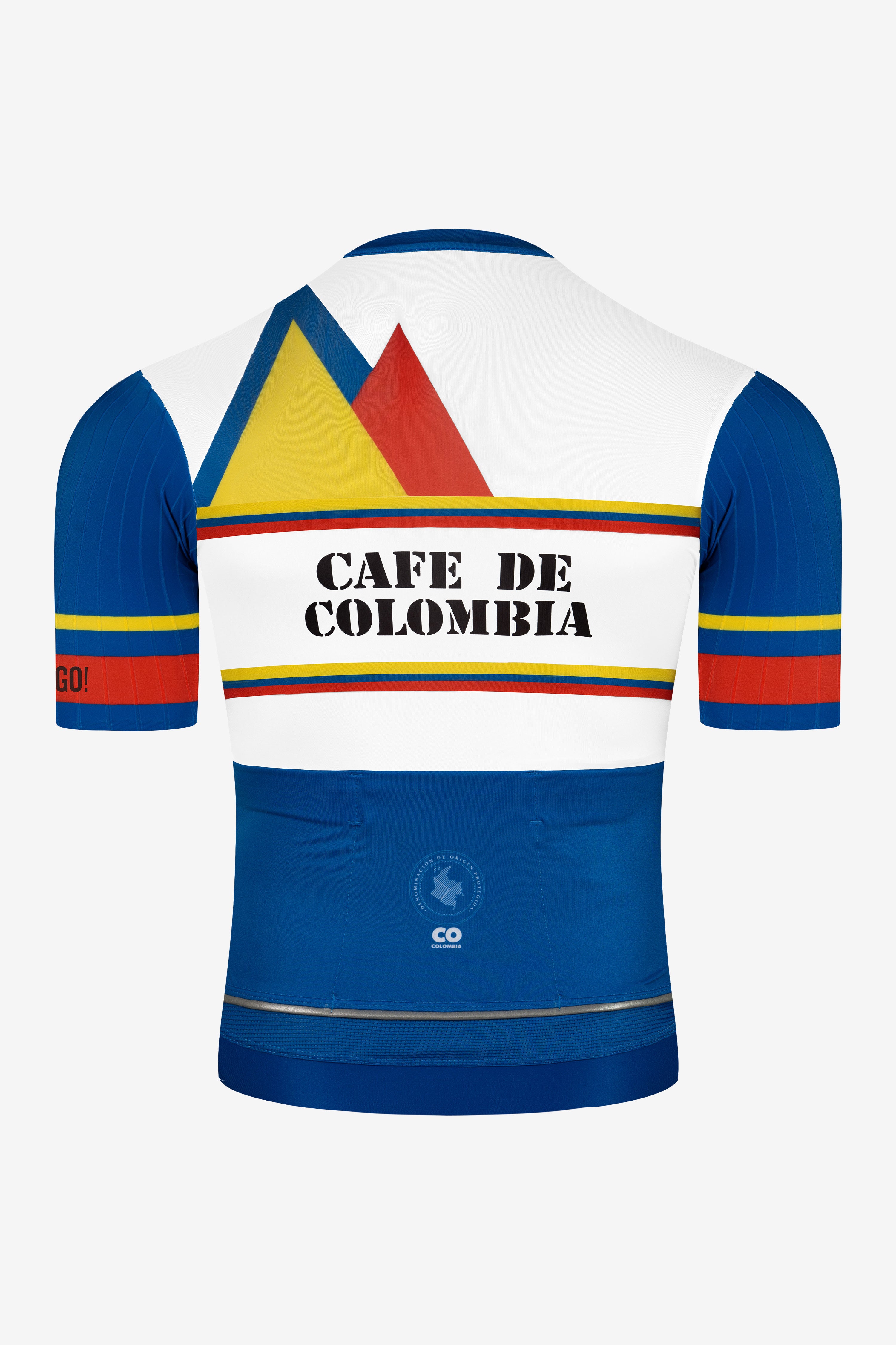Jersey de Ciclismo KM100 Café de Colombia GRG! - CAMISETA MANGA CORTA KM 100 - GO RIGO GO!