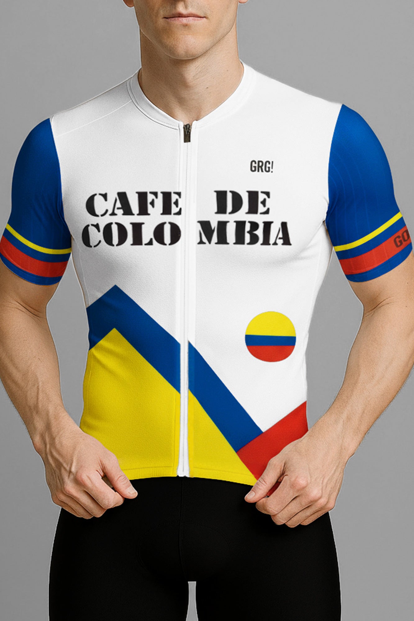 Jersey de Ciclismo KM100 Café de Colombia GRG! - CAMISETA MANGA CORTA KM 100 - GO RIGO GO!