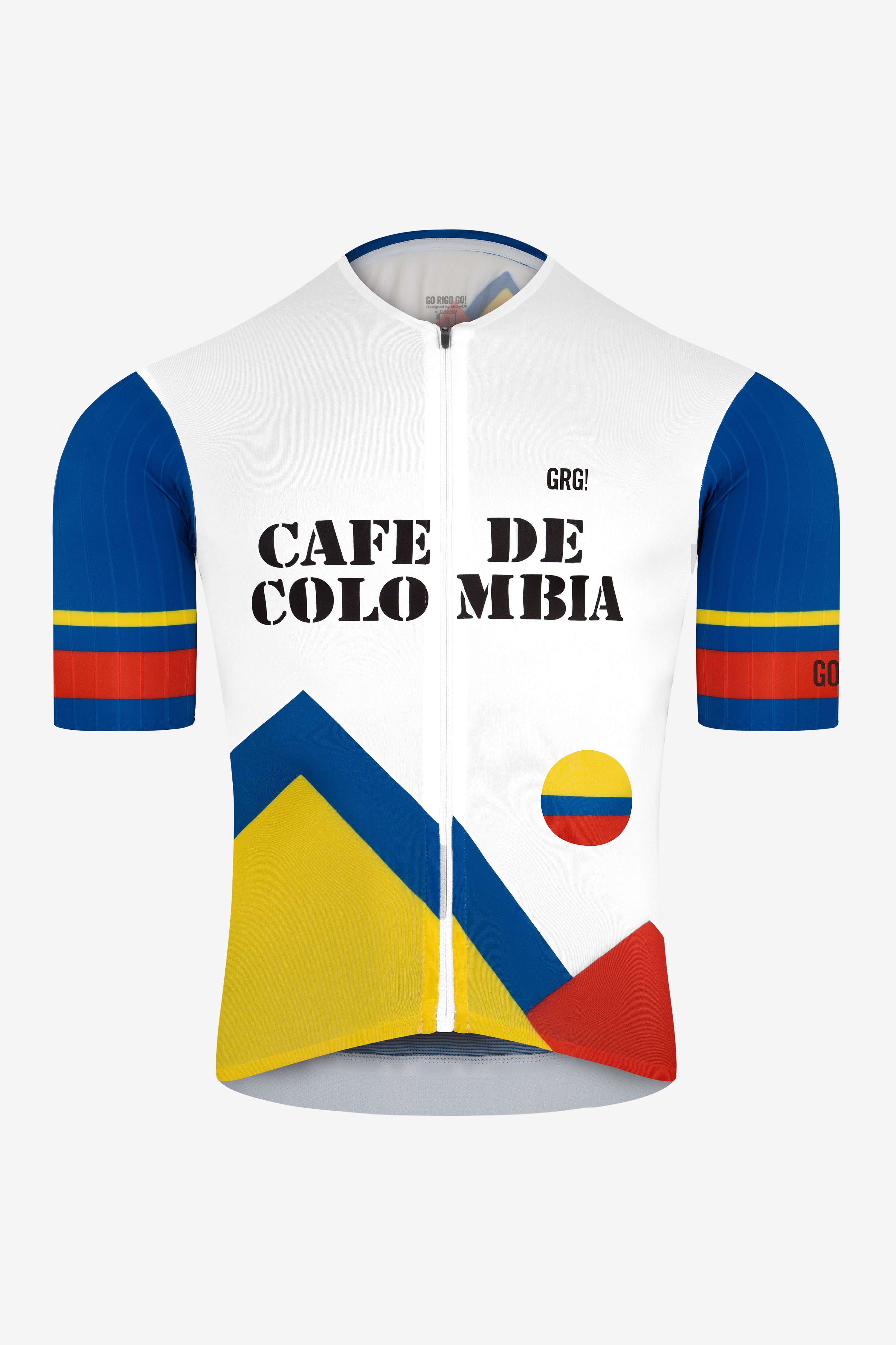 Jersey de Ciclismo KM100 Café de Colombia GRG! - CAMISETA MANGA CORTA KM 100 - GO RIGO GO!