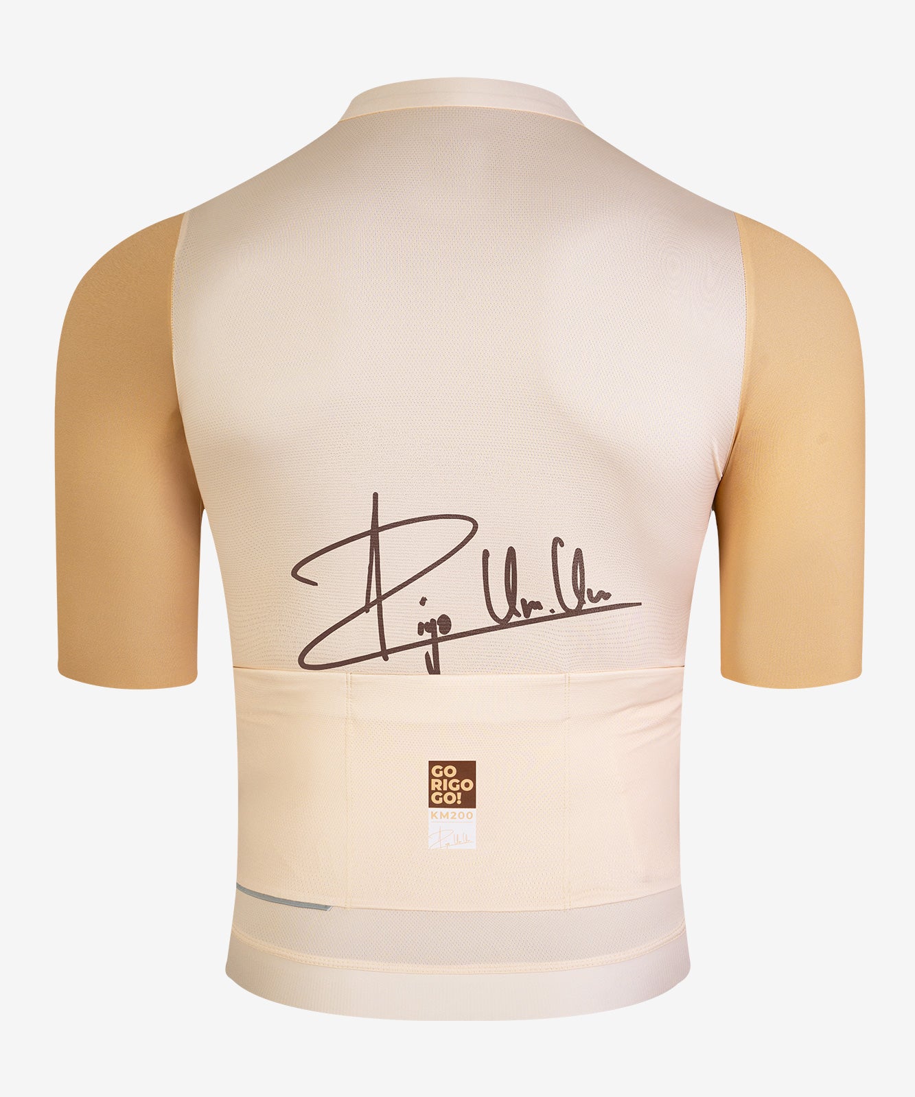 Jersey de Ciclismo KM200 RACE FIT Latte - CAMISETA MANGA CORTA KM 200 - GO RIGO GO!