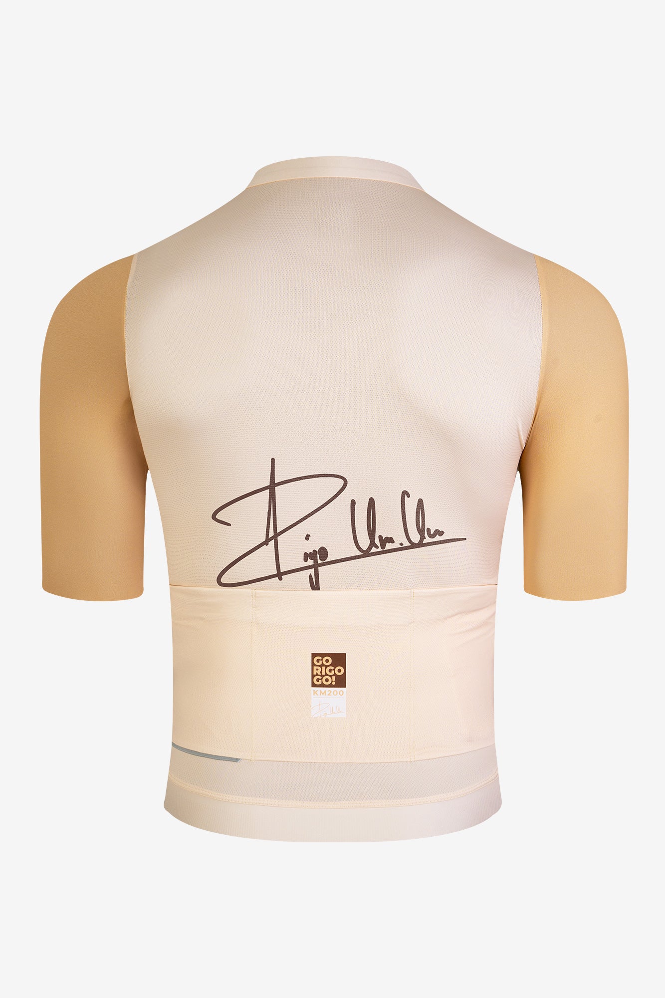 Jersey de Ciclismo KM200 RACE FIT Latte - CAMISETA MANGA CORTA KM 200 - GO RIGO GO!