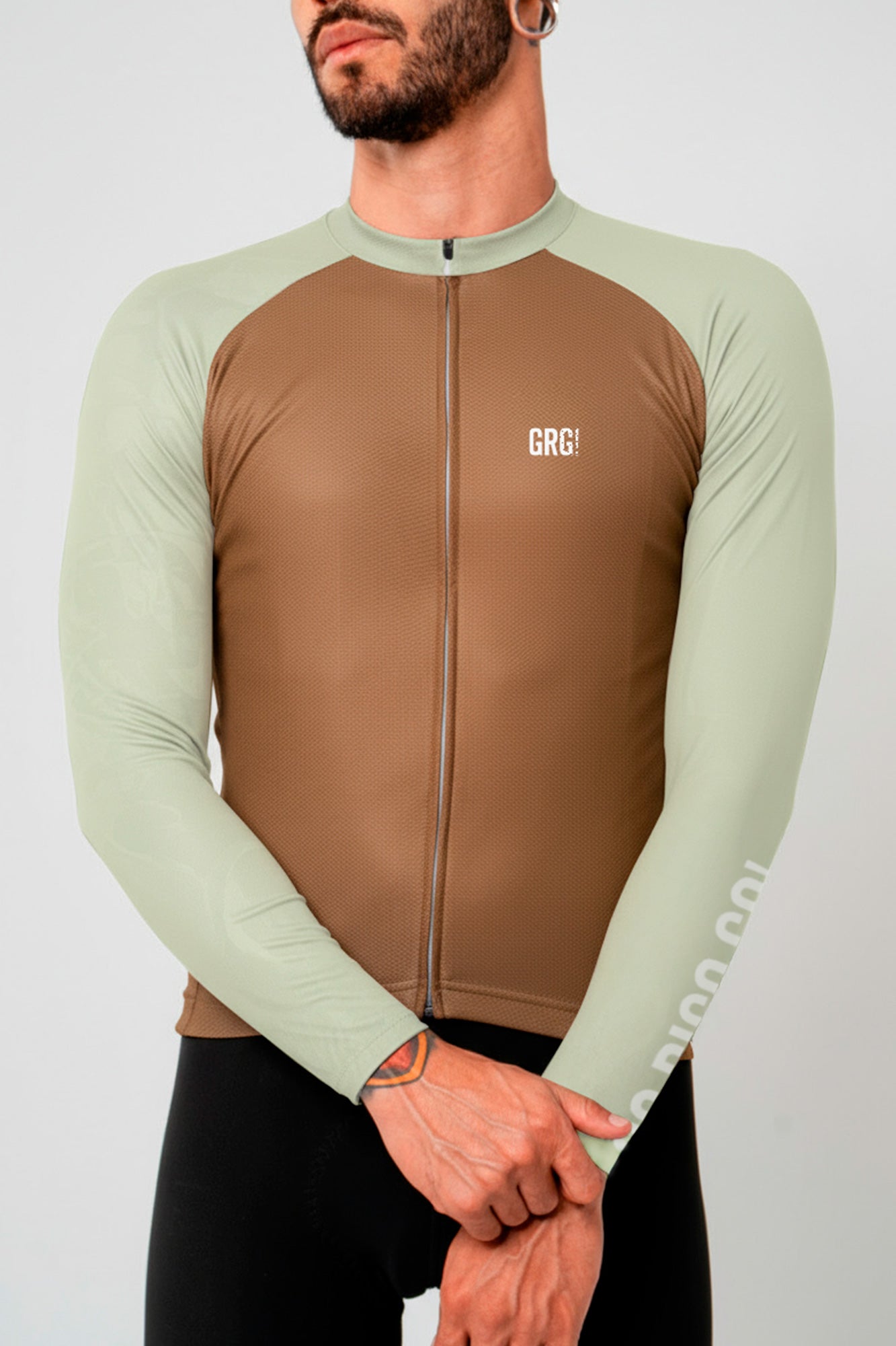 Jersey de Ciclismo KM80 Cobre - CAMISETA CICLISMO MANGA LARGA KM 80 - GO RIGO GO!