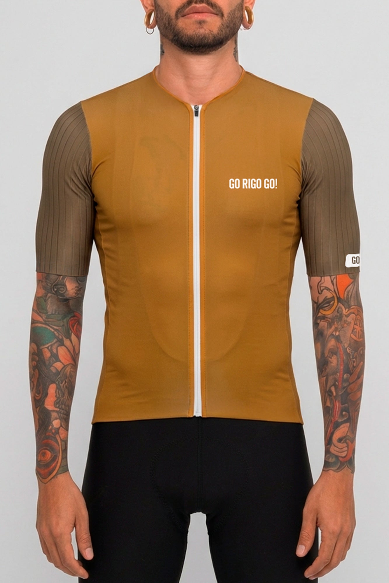 Jersey de Ciclismo KM100 Cacao - CAMISETA MANGA CORTA KM 100 - GO RIGO GO!