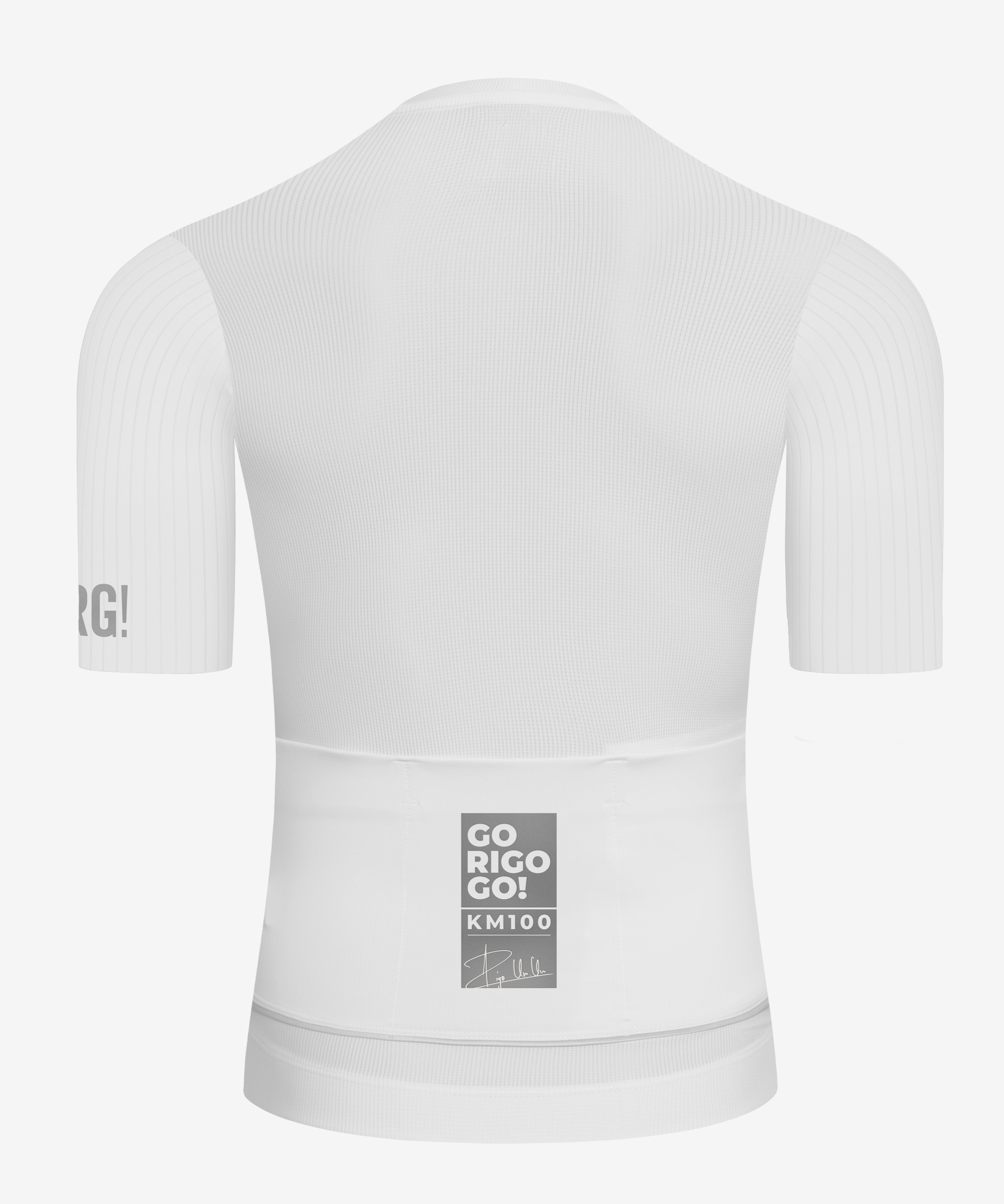 Jersey de Ciclismo KM100 SPRINT Clásico Blanco