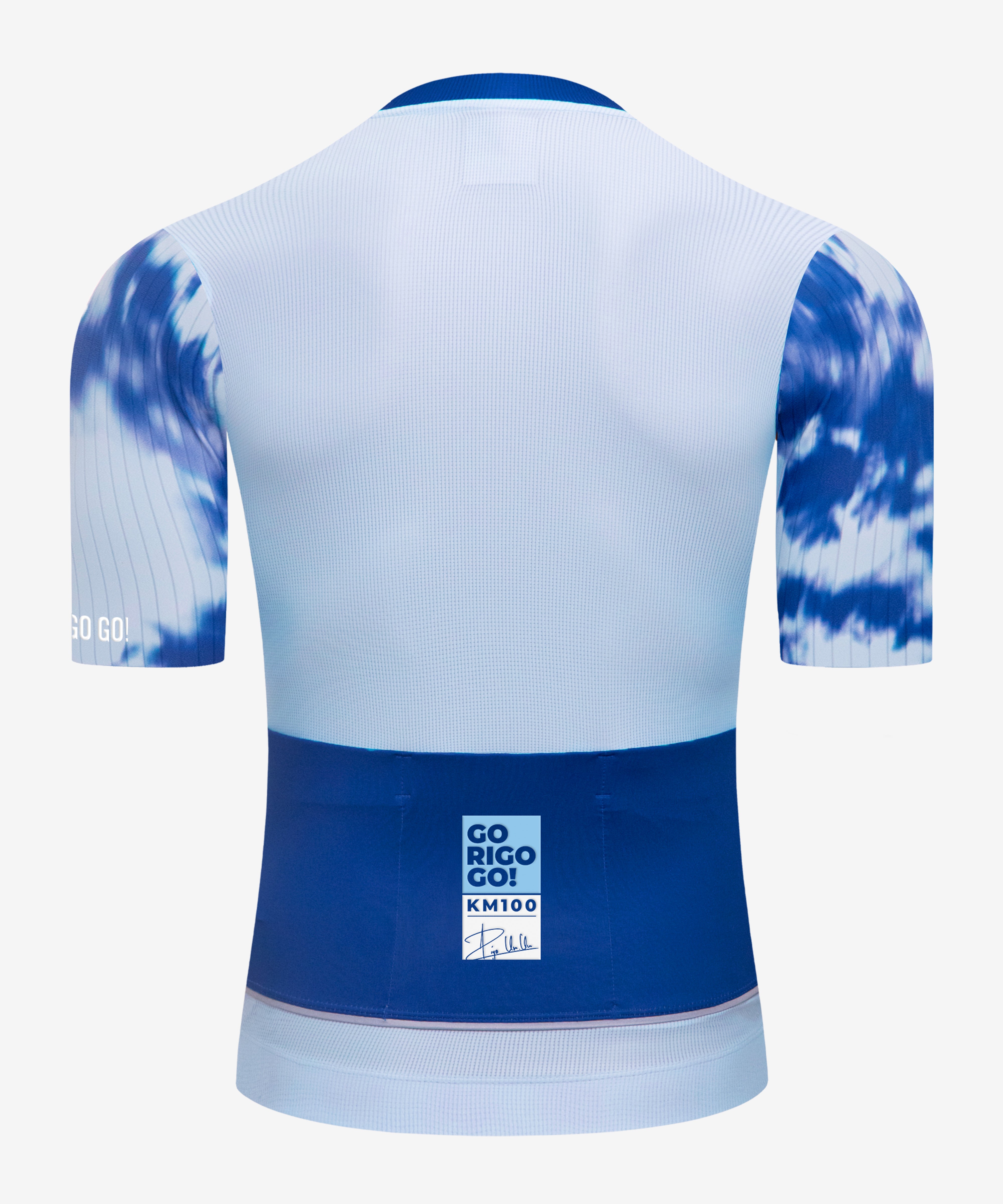 Jersey de Ciclismo KM100 SPRINT Swirl Blue