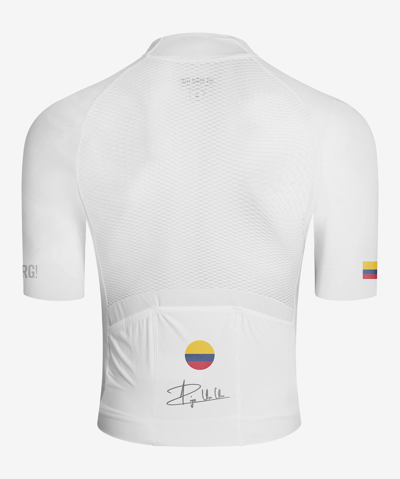 Jersey de Ciclismo KM100 Verano White Colombia - CAMISETA MANGA CORTA KM 100 - GO RIGO GO!