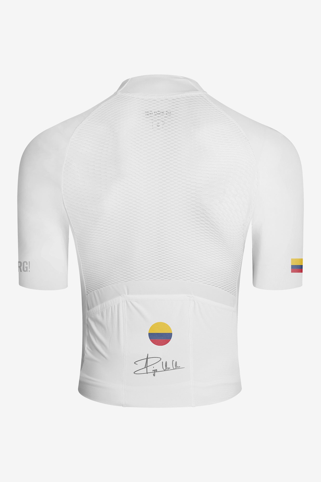 Jersey de Ciclismo KM100 Verano White Colombia - CAMISETA MANGA CORTA KM 100 - GO RIGO GO!