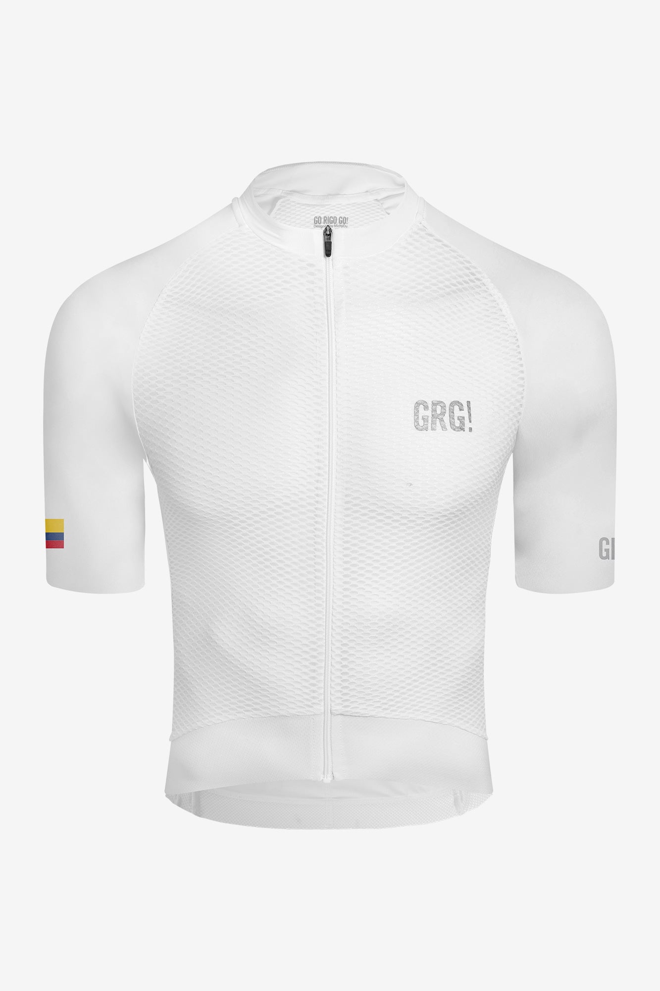 Jersey de Ciclismo KM100 Verano White Colombia - CAMISETA MANGA CORTA KM 100 - GO RIGO GO!