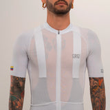 Jersey de Ciclismo KM100 Verano White Colombia - CAMISETA MANGA CORTA KM 100 - GO RIGO GO!