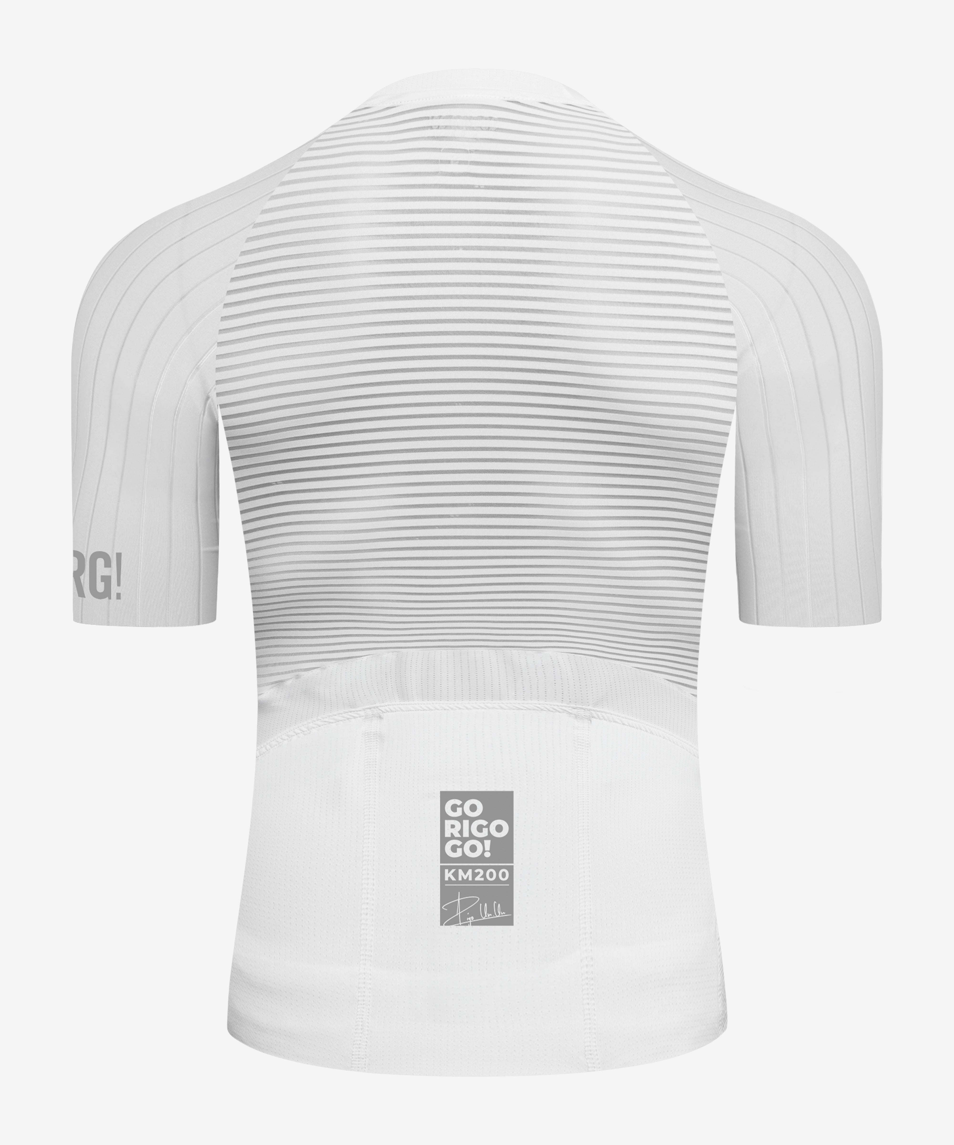 Jersey de Ciclismo KM200 AERO Clásico Blanco