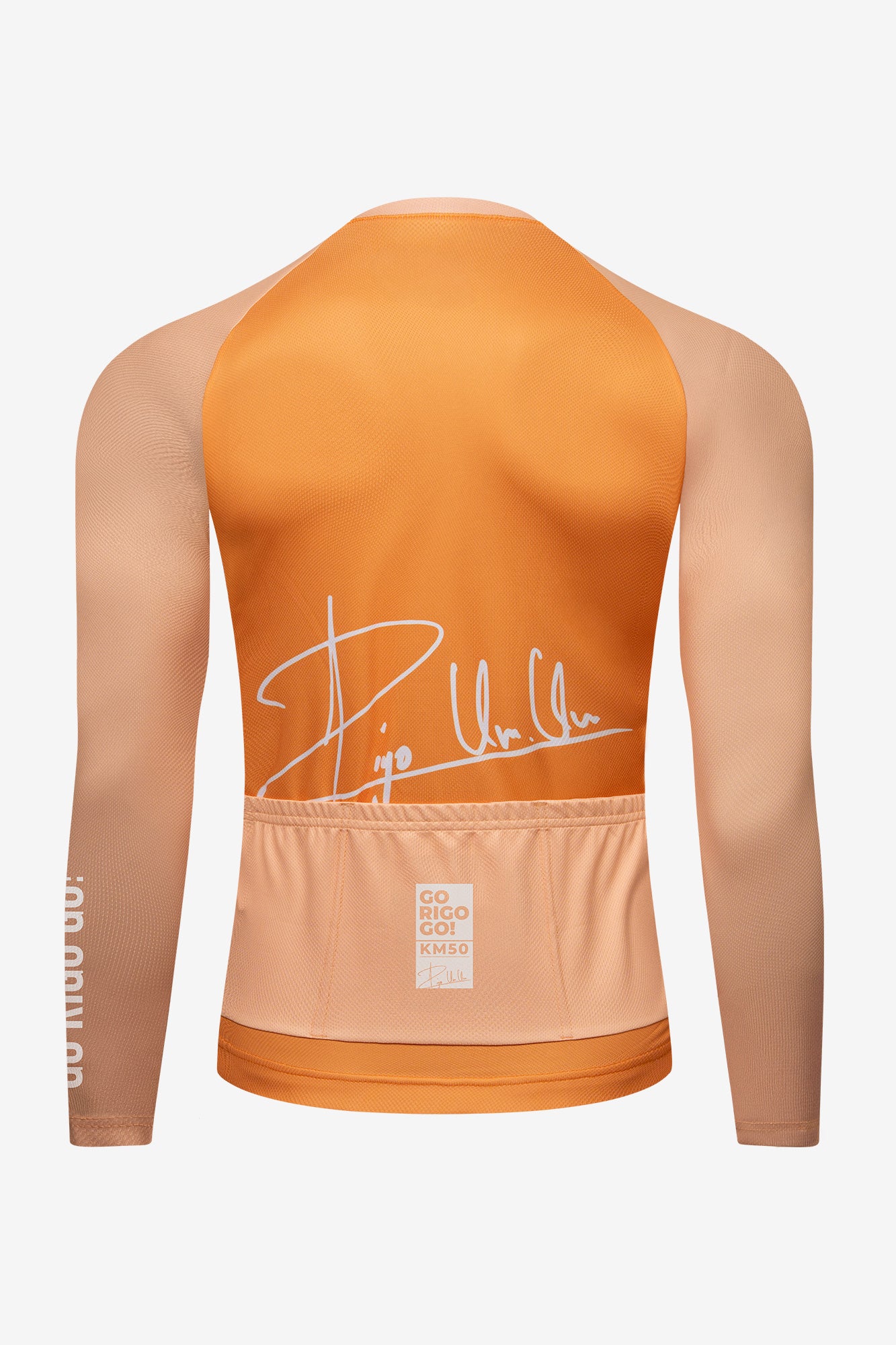 Jersey de Ciclismo KM50 Papaya - CAMISETA MANGA LARGA KM 50 - GO RIGO GO!