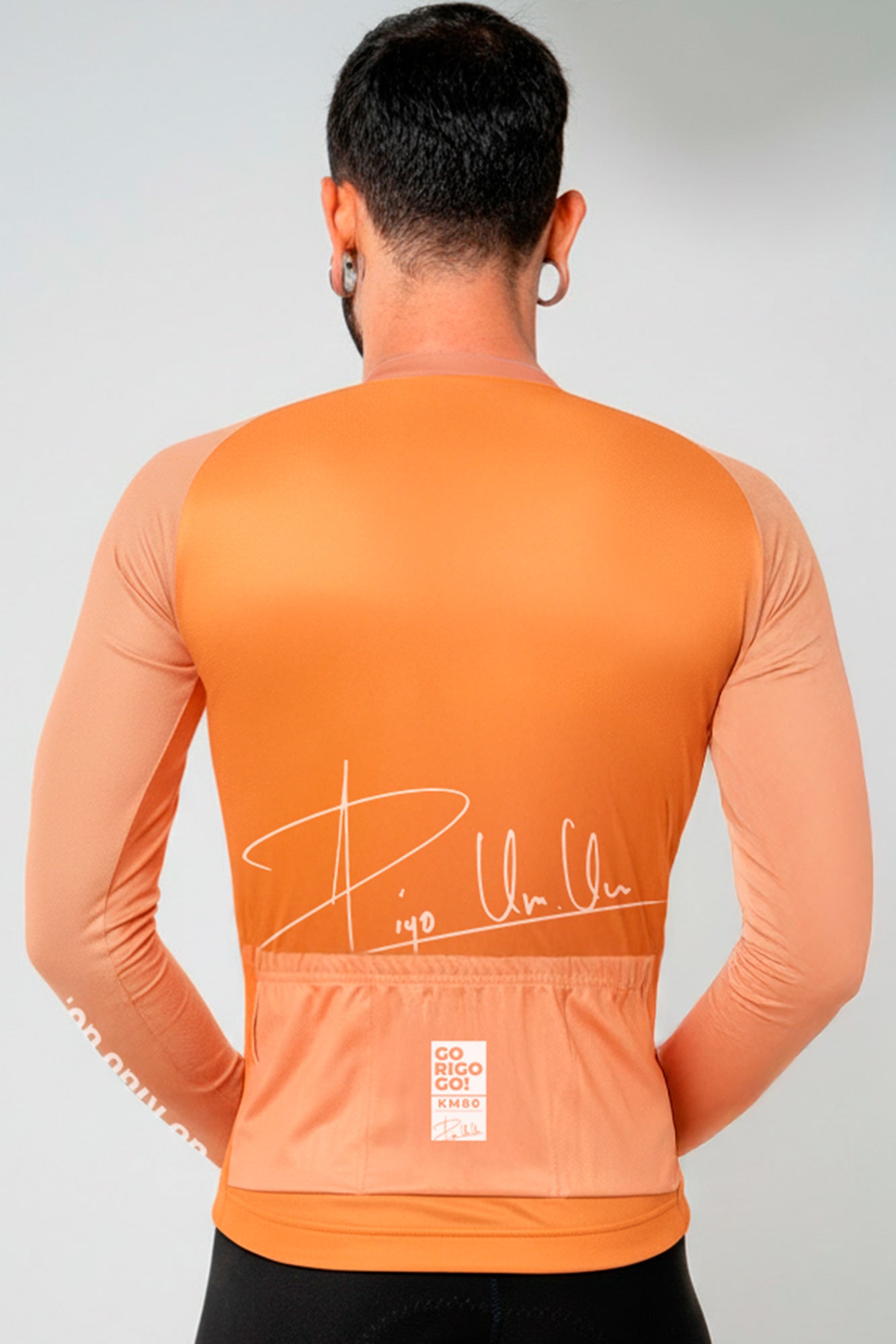 Jersey de Ciclismo KM50 Papaya - CAMISETA MANGA LARGA KM 50 - GO RIGO GO!