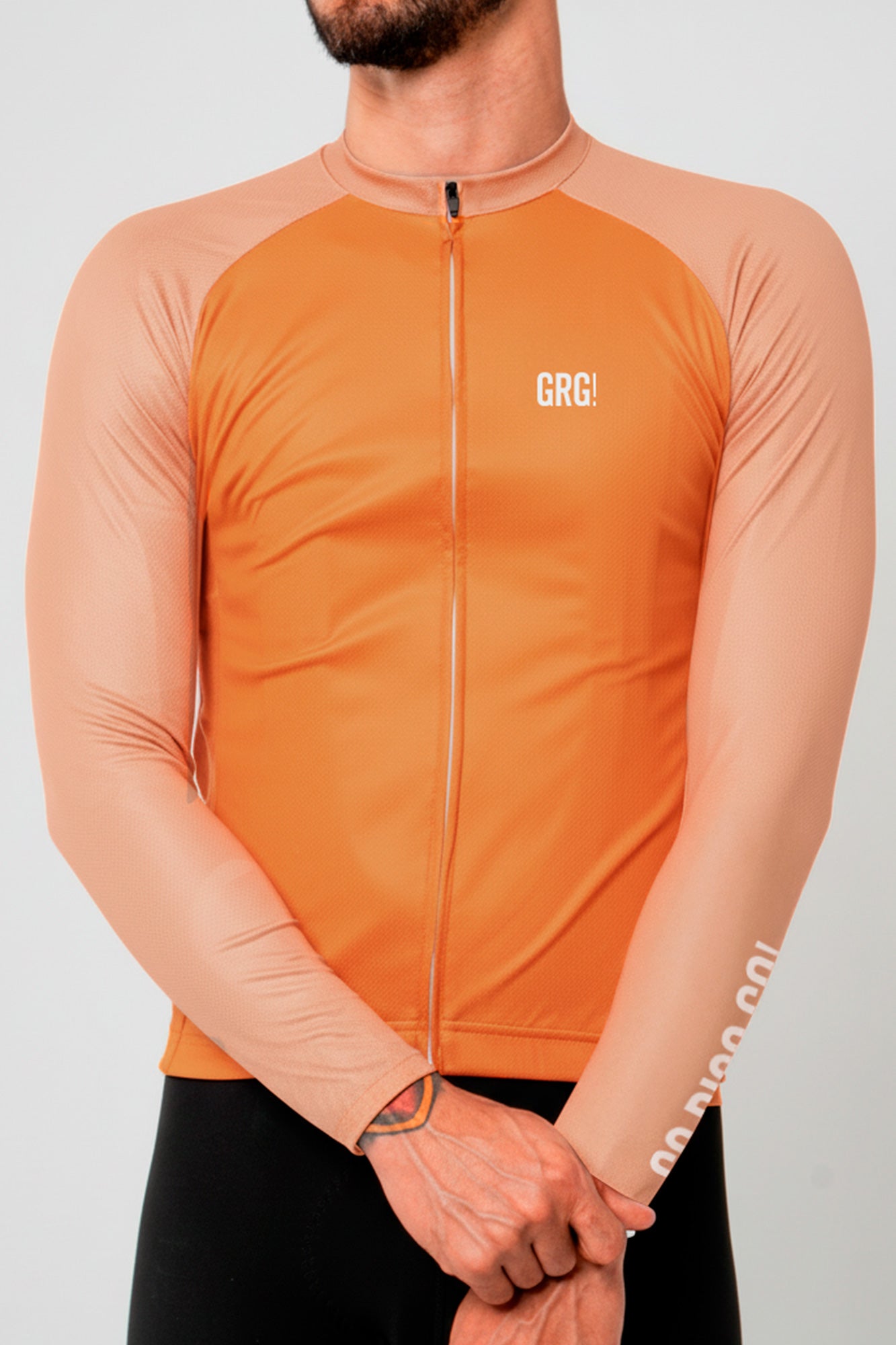 Jersey de Ciclismo KM50 Papaya - CAMISETA MANGA LARGA KM 50 - GO RIGO GO!