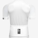 Jersey de Ciclismo Manga Corta KM50 Clásico Blanco