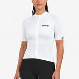 Jersey de Ciclismo Manga Corta KM50 Clásico Blanco