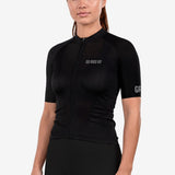 Jersey de Ciclismo Manga Corta KM80 Clásico Negro