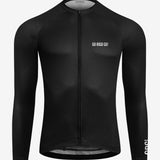 Jersey de Ciclismo Manga Larga KM50 Clásico Negro