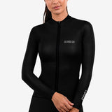 Jersey de Ciclismo Manga Larga KM100 Clásico Negro