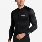 Jersey de Ciclismo Manga Larga KM50 Clásico Negro