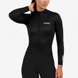 Jersey de Ciclismo Manga Larga KM50 Clásico Negro
