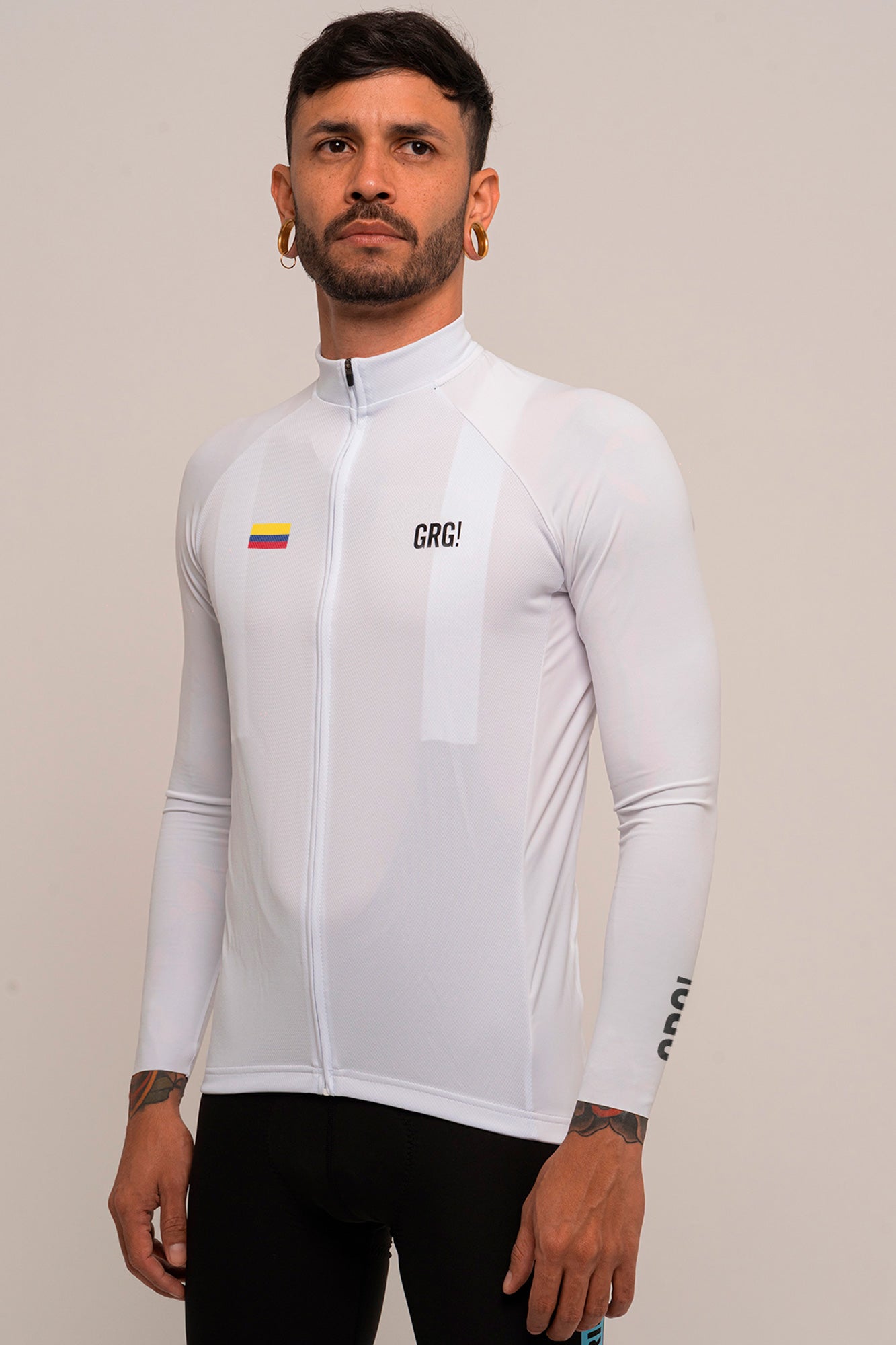 Jersey de Ciclismo Manga Larga KM80 Colombia - CAMISETA CICLISMO MANGA LARGA KM 80 - GO RIGO GO!