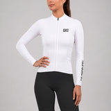 Jersey de Ciclismo Manga Larga KM50 Clásico Blanco GRG!