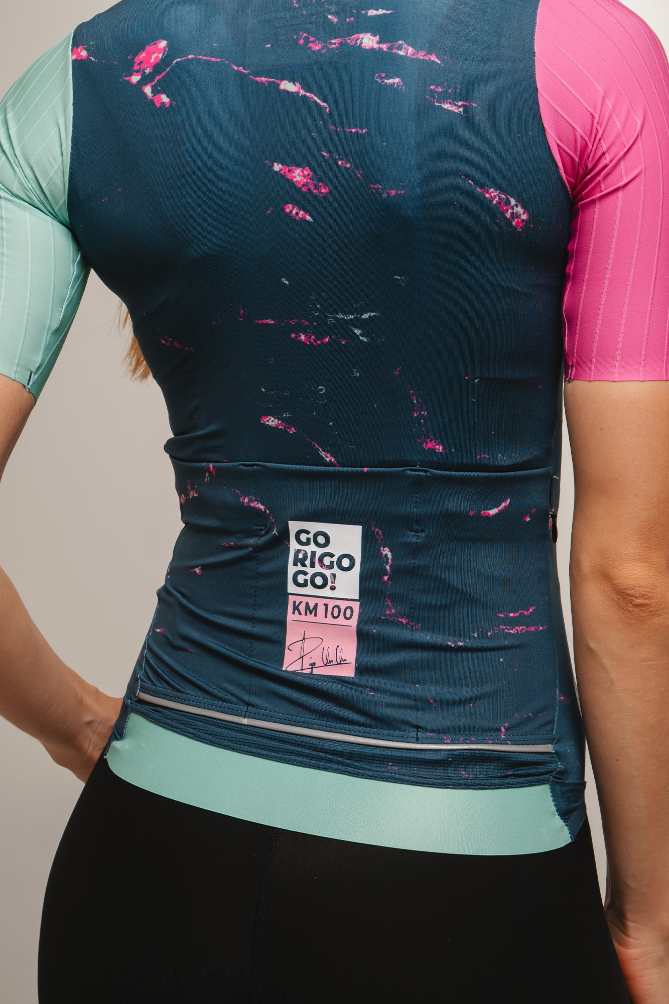 Jersey de Ciclismo KM100 Official Team Midnight Ride 2025 - CAMISETA MANGA CORTA KM 100 - GO RIGO GO!