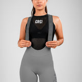 Pantaloneta de Ciclismo Sin Costuras KM200 Fase Blue