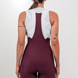 Pantaloneta de Ciclismo Sin Costuras KM200 Burdeos