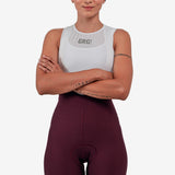 Pantaloneta de Ciclismo Sin Costuras KM200 Burdeos