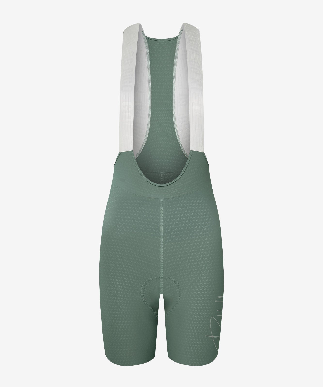 Pantaloneta de Ciclismo Sin Costuras KM200 Gofrada Salvia