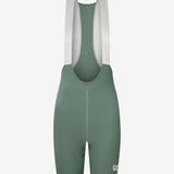 Pantaloneta de Ciclismo Sin Costuras KM200 Gofrada Salvia White