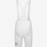 Pantaloneta de Ciclismo Sin Costuras KM200 White Gofrada