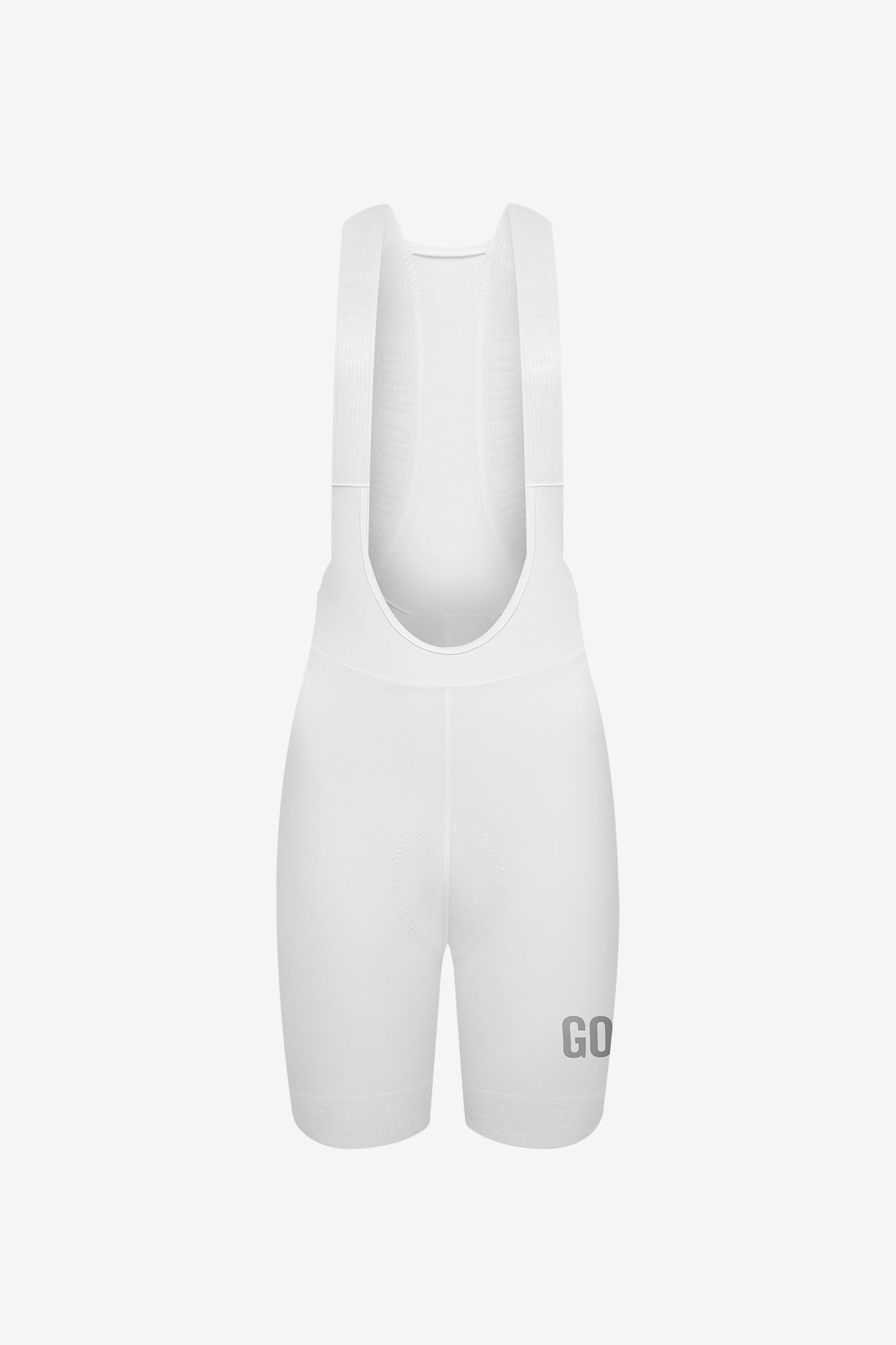 Pantaloneta de Ciclismo Sin Costuras KM200 White Gofrada - PANTALONETA KM 200 - GO RIGO GO!