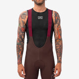 Pantaloneta de Ciclismo Sin Costuras KM200 Avellana