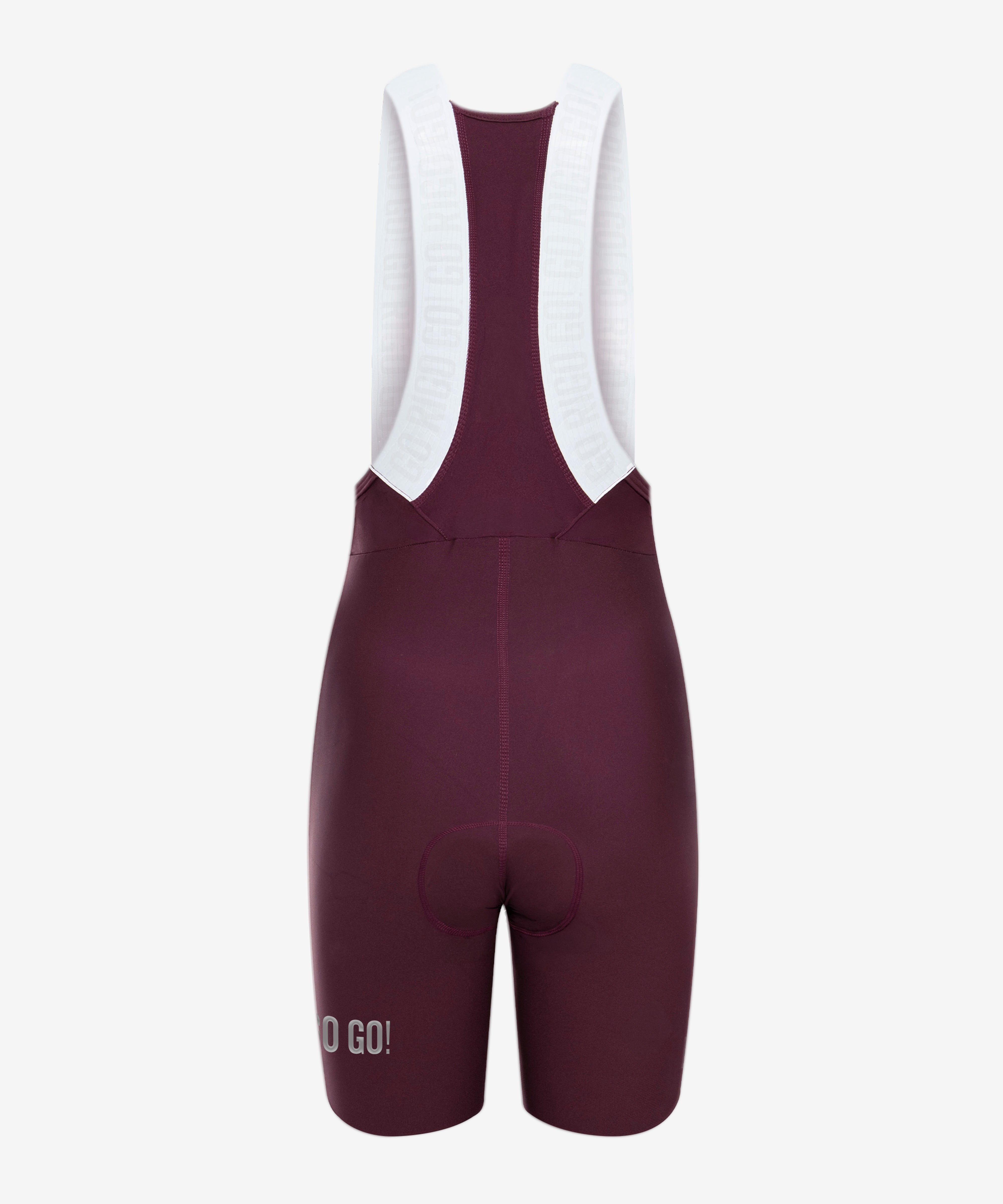 Pantaloneta de Ciclismo Sin Costuras KM200 Burdeos