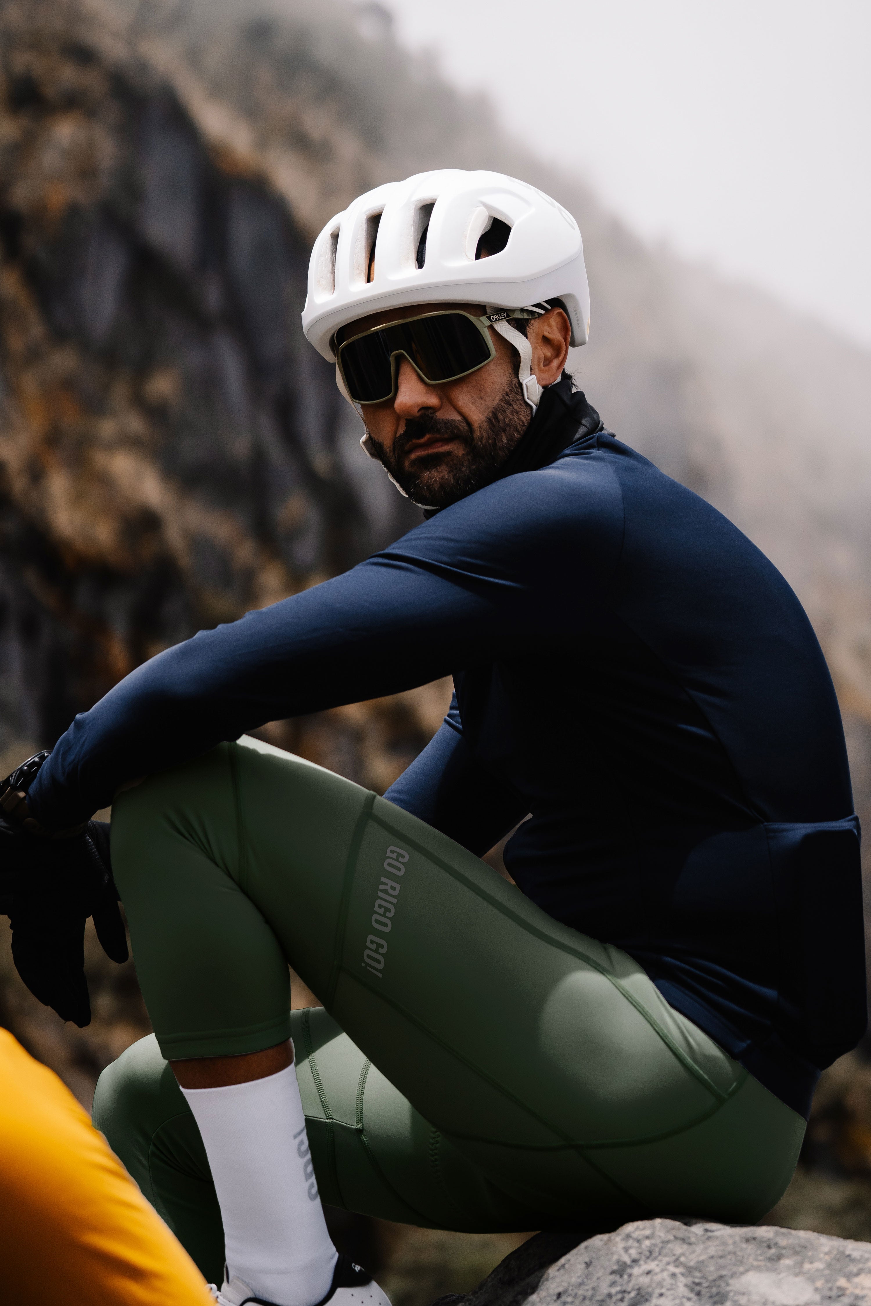 Pantaloneta de Ciclismo KM200 Thermal 3/4 Verde - PANTALONETA KM 200 - GO RIGO GO!