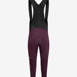Pantaloneta de Ciclismo KM200 Thermal 3/4 Vino