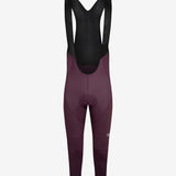 Pantaloneta de Ciclismo KM200 Thermal 3/4 Vino