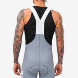 Pantaloneta de Ciclismo Sin Costuras KM200 Aqua Gofrada