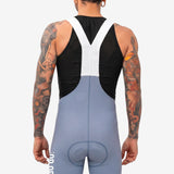 Pantaloneta de Ciclismo Sin Costuras KM200 Aqua Gofrada