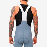 Pantaloneta de Ciclismo Sin Costuras KM200 Aqua Gofrada