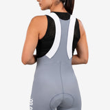 Pantaloneta de Ciclismo Sin Costuras KM200 Aqua Gofrada