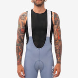 Pantaloneta de Ciclismo Sin Costuras KM200 Aqua Gofrada