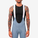 Pantaloneta de Ciclismo Sin Costuras KM200 Aqua Gofrada