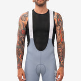 Pantaloneta de Ciclismo Sin Costuras KM200 Aqua Gofrada