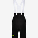 Pantaloneta de Ciclismo Sin Costuras KM200 Black Gofrada Neon